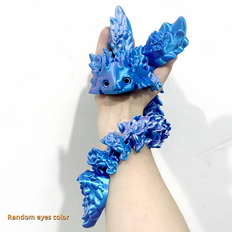 3D Print Salamander Dragon Desktop Ornament 3d Print Animals Home Office Crafts Print Characters Christmas Gift Action Figur
