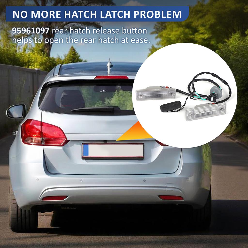 95961097 Выключатель открытия багажника автомобиля для Chevrolet Chevy Cruze Orlando Задний Свет номерного знака Кнопка замка крышки багажника