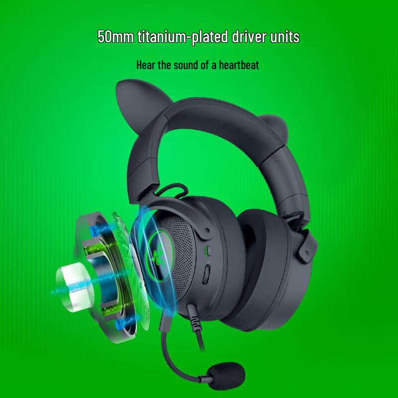 Razer Kraken Kitty V2 Pro Wired RGB Gaming Headset