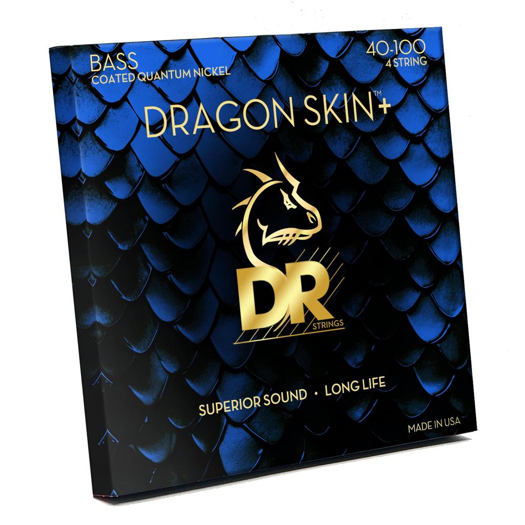 DR DRAGON SKIN+ DBQ-40 Quantum Nickel Bass Strings, 4-String