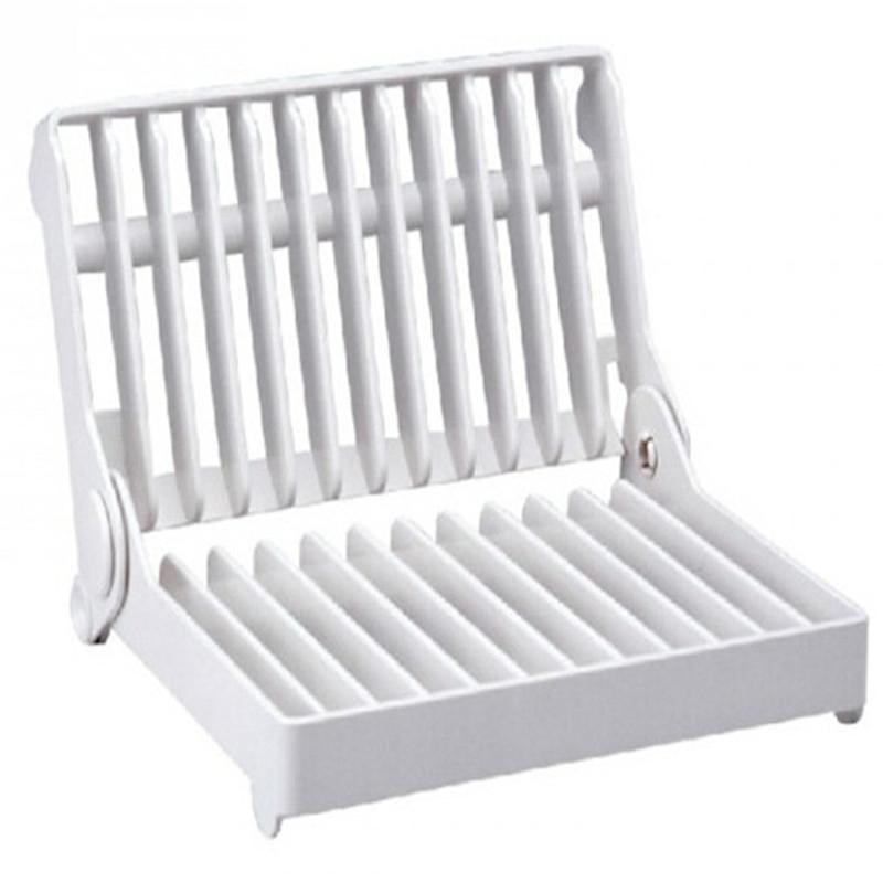 Подставка для сушки тарелок Органайзер для сушки пластиковый держатель для хранения Белый кухонный органайзер Подставка для посуды Кронштейн Подставка для столовых приборов