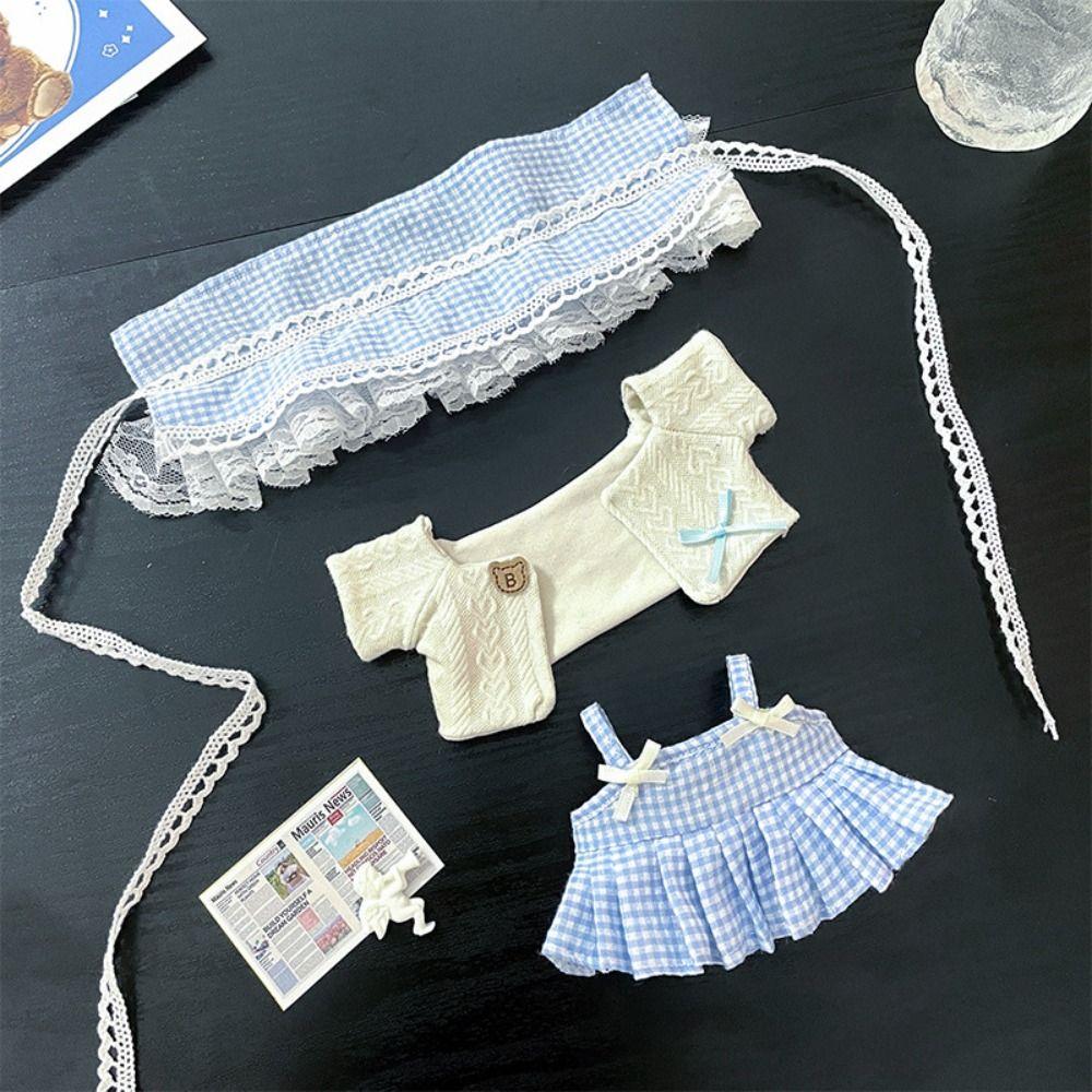 С мультяшным ободком Аксессуары Платье принцессы для 20 см Хлопковой куклы/для кукол-идолов EXO