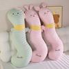 Long Body Pillow Ergonomic Curve Pillow Cute Side Sleeping Support Soft Animal Shapes Plush Doll for Kids Adult