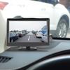Камера заднего вида с ночным видением для парковки автомобиля, комплект, простая установка, 5-дюймовый дисплей, AHD HD монитор с изображением сзади и сбоку