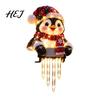 Winter Home Entrance Decorations Glow Snowman Icicle Light Decor, Christmas Outdoor Decorations, Hanging Illuminated Holiday Figurine LED Lights