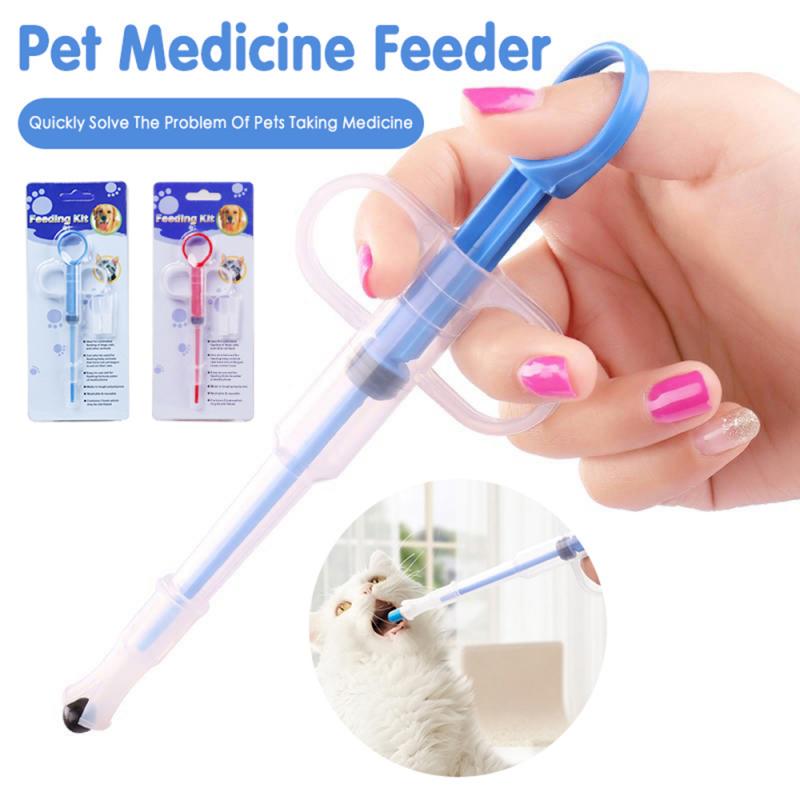 Pet Medicine Syringe Tablet Pill Push Dispenser Medicine Water Milk Syringe Dog Cat Tube Feeder Tools