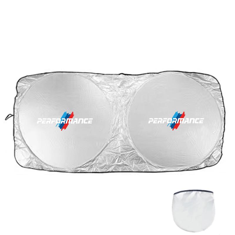 For BMW E87 Car Windshield Sun Shade Cover Blocks Rays Protector Auto Interior For BMW 50th Anniversary Edition E46 E53 E93 G20 F30 E92 X5