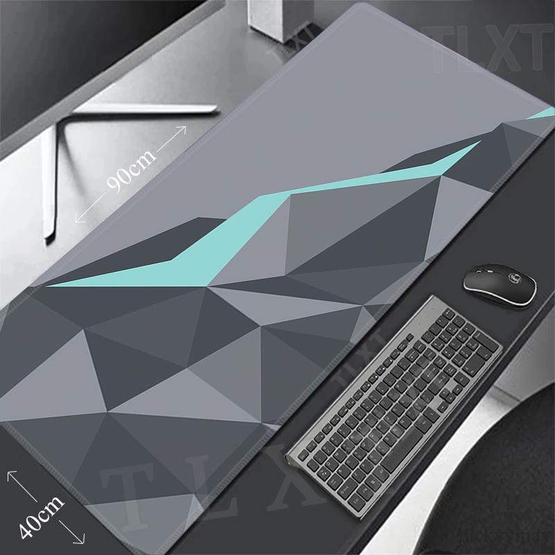 PC Gamer Mousepad Geometirc Mouse Pad Large Mouse Mat Natural Rubber Table Rugs Office Desk Mats Mousepads xcm Locking Edge