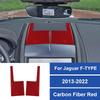 Real Carbon Fiber Car Center Control Air Outlet Panel Decorative Sticker For Jaguar F-Type 2013-2022 Car Interior Accessories