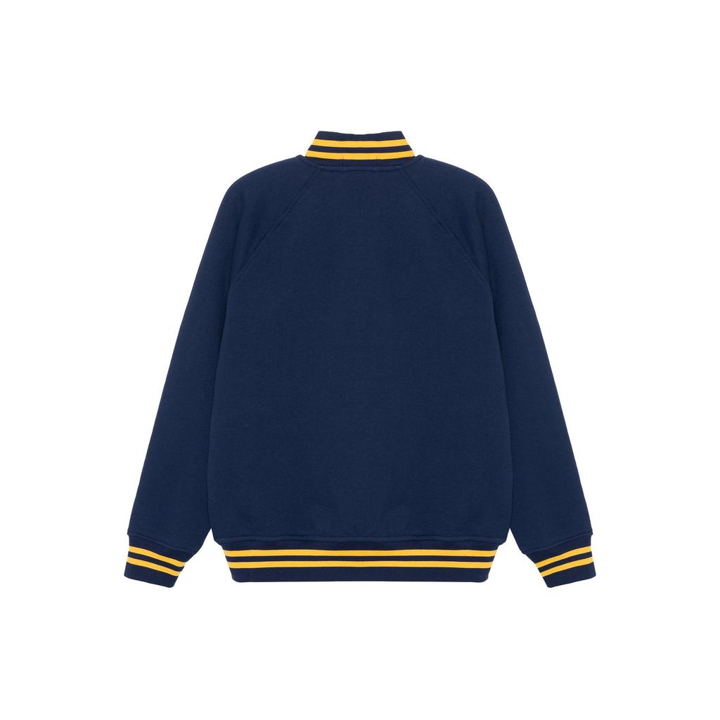 Polo Ralph Lauren однобортный пиджак с вышитыми буквами и полосатой отделкой мужские куртки темно-синие 710878501-001