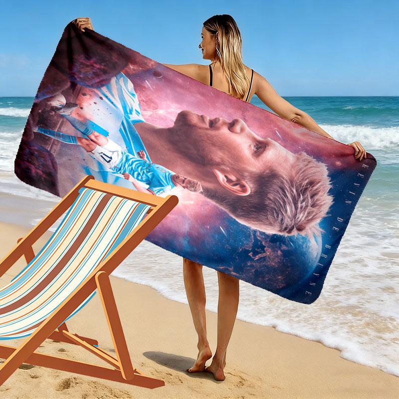 KDB Pass Master Beach Towel, Large Soft Quick Dry Towel for Beach Camping Swimming