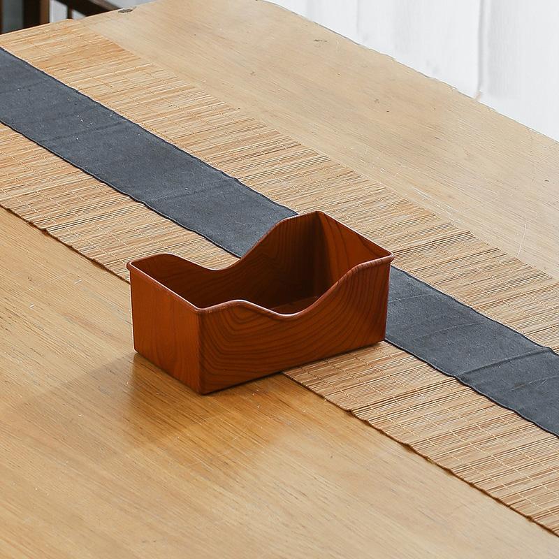 Посуда из имитации древесины, пластиковая тарелка для закусок, кухонные аксессуары для дома, закусок