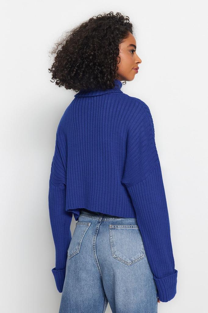 Women's Elegance Style Sweater Stone Crop Basic Knitwear Sweater