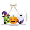 Halloween Pumpkin Witch Bat Skeleton Hanging Ornament Front Party Door Hanging Props Background Decoration Halloween Party Decor