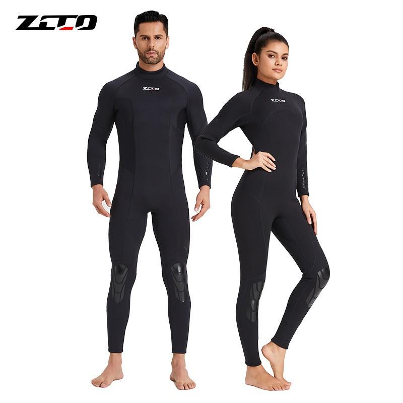 3mm Neoprene Wetsuit Full Body Long Sleeve Men Women Swimming Diving Surfing Jellyfish Protection