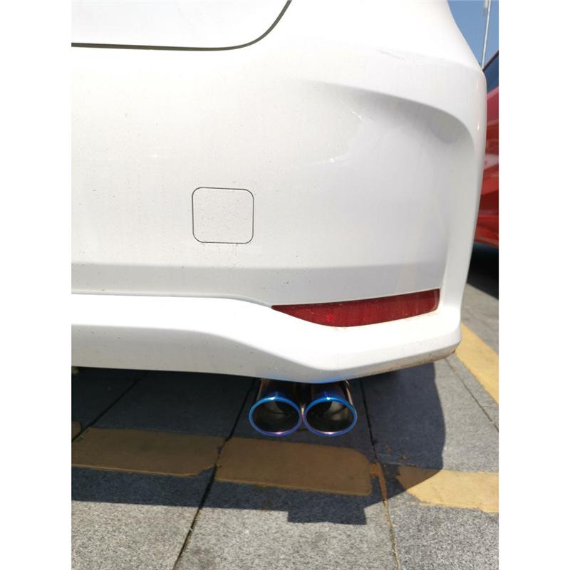 Совместимая выхлопная труба и декоративная накладка для моделей Toyota Yaris L и Vios FS 2014-2022 гг.
