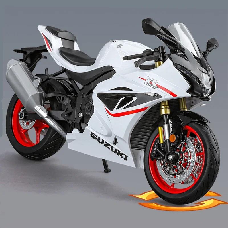 Большой размер 1/9 Suzuki GSX-1000R Alloy Racing Motorcycle Model Diecasts Street Sports Motorcycle Model Simulation Kids Toys Gifts