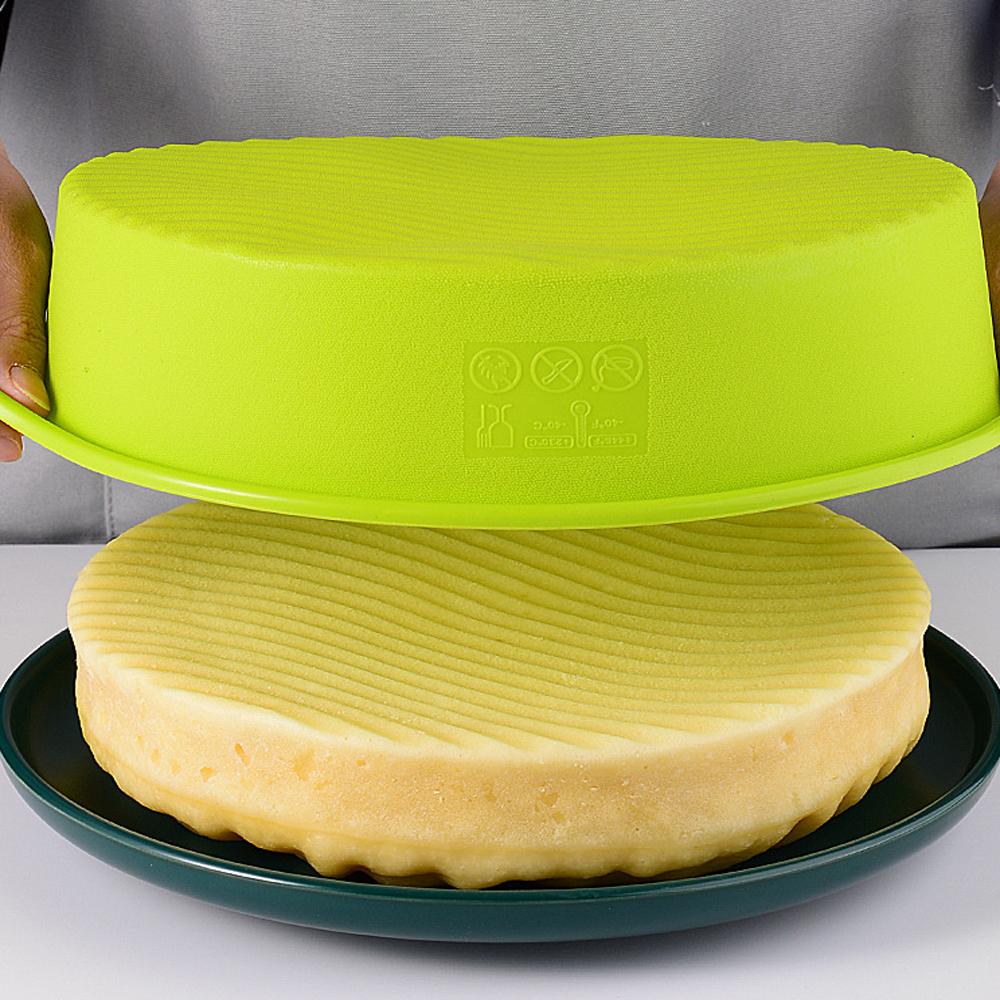 9 дюймов DlY круглая форма 3D силиконовая форма для торта инструменты для выпечки форма для выпечки противень для выпечки