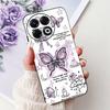 Для Tecno Spark 30 KL6 Чехол Spark 30 Pro KL7 Обложка Модный Цветок Мягкий Черный Силиконовый Чехол для Телефона Для Tecno Spark30 Pro 2024 Чехол