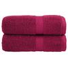 Premium Wash Cloths SOLUND 2 pcs Burgundy 30 x 30 cm 600 g m²