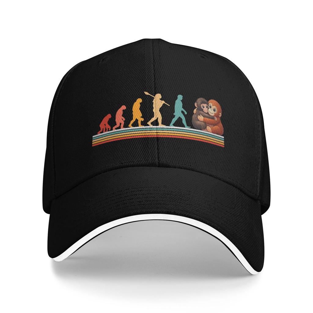 Unisexs WoUnisexs Punch the Monkey Cute Outdoor Hat Trucker Cap Casual Baseball Cap Sunscreen Sunshade
