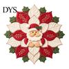 Рождественский стеганый набор для декора Ткань Пуансеттия DIY Набор, Цветочный пэчворк Шитье Праздничные поделки для взрослых Ручная работа Украшение