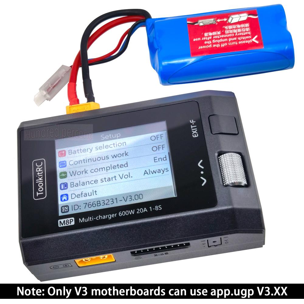 ToolkitRC M8P Charger with an Increase In Accuracy Power of 600W 20A 5V 1-8S Multifunctional Signal Testing M8S Upgraded