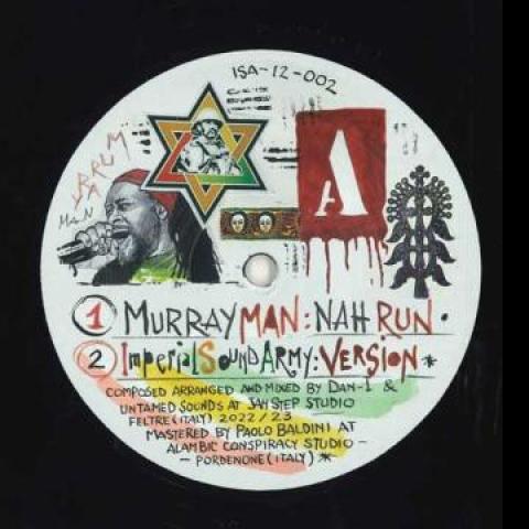 12-дюймовая пластинка MURRAY MAN / DANNY RED - Nah Run; Версия / Срочно; Dub ISA12002 Imperial Sound 2023 Европа Регги, Ска и Даб