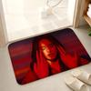 Singer Rosalia Motomami Floor Mat Floor Mat Soft Flannel Non-Slip Door  Rug for Living Room