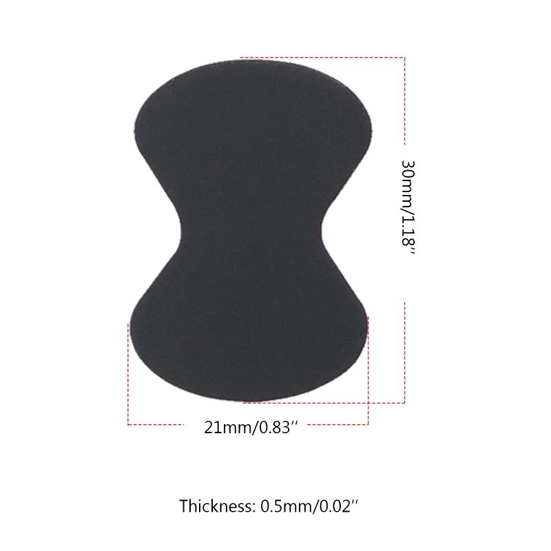 10x Guitar Pick Grips Large Area Durable Reusable Stick On Grip for Picks Non Slip Soft Comfortable Picks Stop Dropping