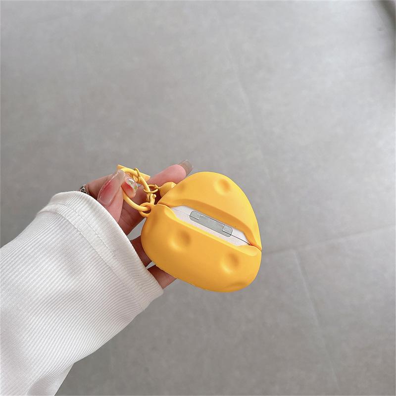 Милый мультяшный сыр KT чехол для наушников AirPods Pro защитный кейс для Apple 2 3-го поколения Bluetooth силиконовый женский