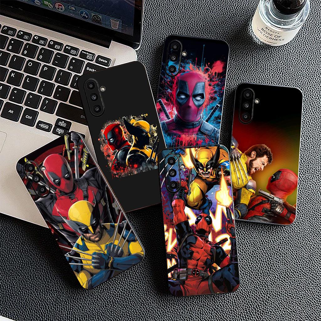 Чехол для телефона Marvel Росомаха Дэдпул для Motorola Moto Edge 70 60 Fusion NEO Pro G Stylus G56 G96 G52 G04 G05 20 Мягкий чехол