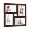 VidaXL Collage of Photo Frames for 4x Photos(10x15cm) Brown MDF