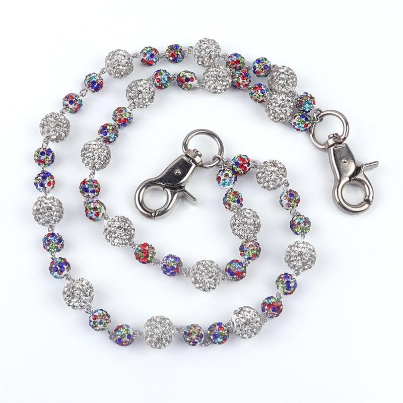 1pc Disco Ball Rhinestone Wallet Chain Hip Hop Fashion Jewelry Pendant Cluster Pants Jean Pocket Belt Chain for Men Gifts
