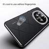 Premium Grid Texture Plain Leather Case For Honor Magic7 Pro 6RSR 6Pro High-end Metal Independent Button Camera Protection Cover