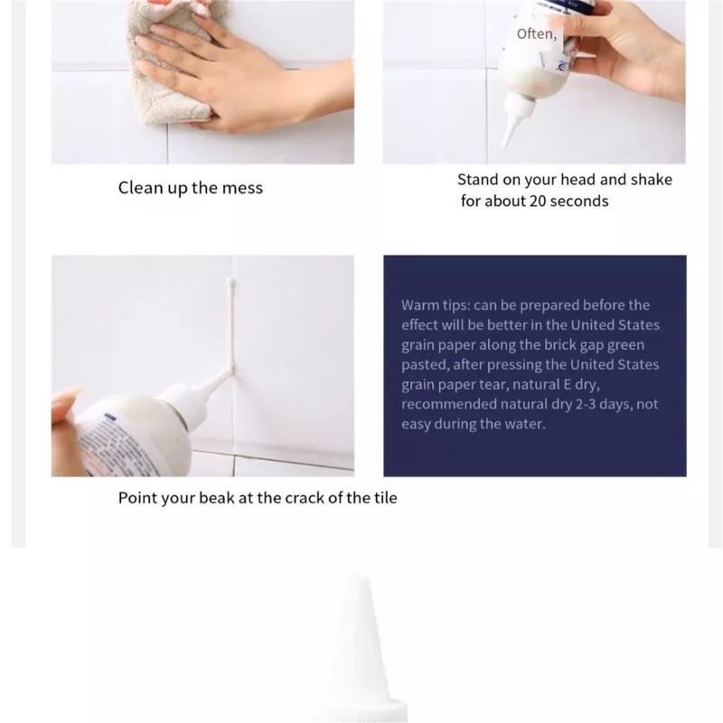 150 мл средство для красоты швов, простота в эксплуатации, затирка в плитке, косметическая затирка, эпоксидный герметик, помощник для ремонта швов, клей для заполнения стен