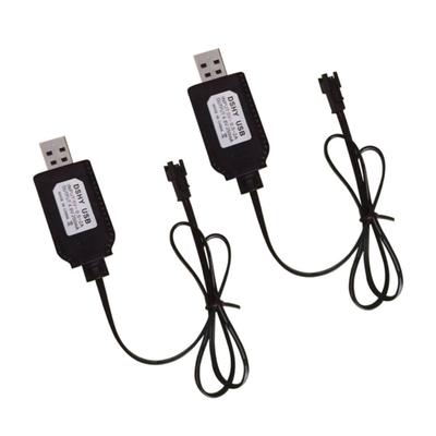 2 шт. Кабель для USB-зарядки 4,8 В 250 мА с адаптером-вилкой SM2.0 2P для экскаваторов и транспортных средств старой версии