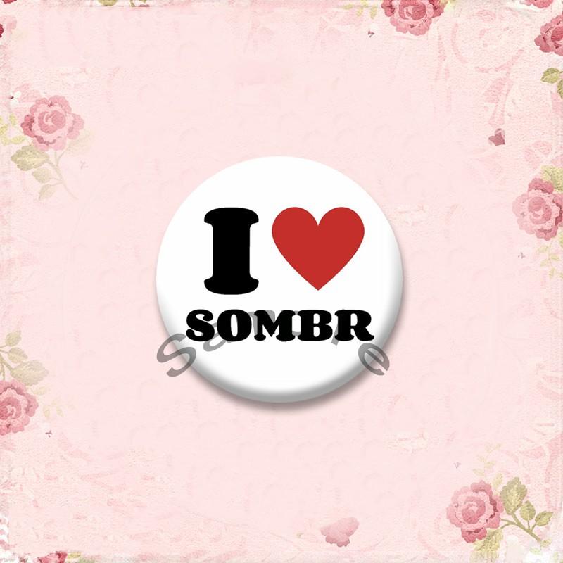 American Singer Sombr Lapel Pins Cool Boy Button Badges Fashion Jewelry Brooch Accessories Backpack Clothes Decor Souvenir Gifts