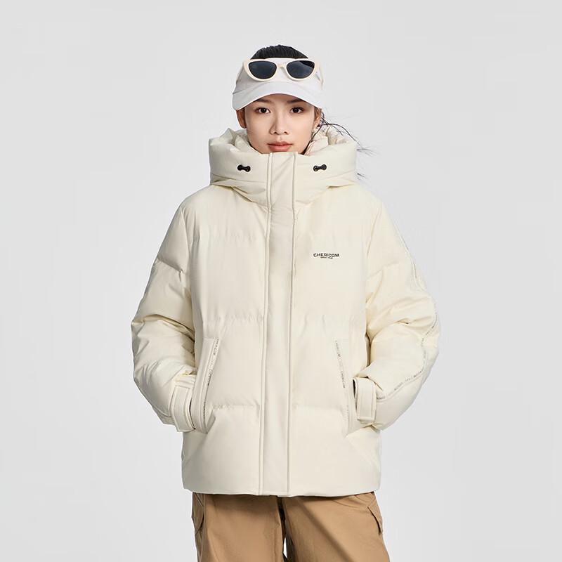 Женский короткий пуховик с капюшоном Qianrengang Y308125Y