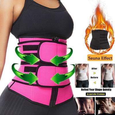 Пояс-триммер для талии Sauna Waist Trimmer Belt для женщин Sweat Weight Loss Waist Trainer Workout Slimming Shaper Waist Corset