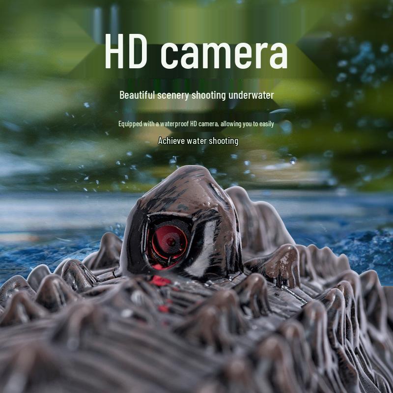 S11 4DRC Electric Camera Remote-Control Dinosaur Boat with Water Spray Toy for Kids