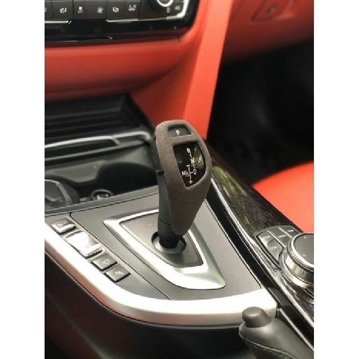 Alcantara Gear Shift Knob Cover Trim For BMW 2 3 4 Series F30 F33 F34 F36 F20