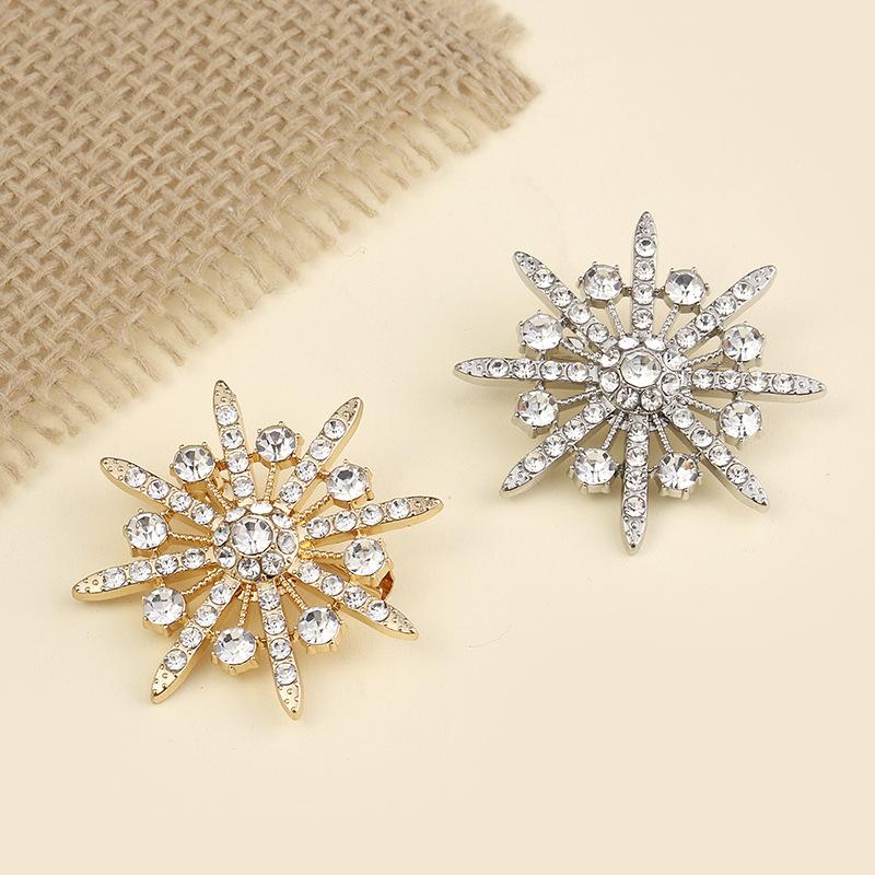 Брошь Amas Octagonal Star для женщин, антибликовая булавка, корейский выпуск, модный персонализированный нагрудный цветочный аксессуар