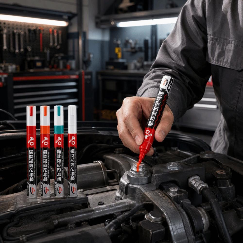 Screw Alignment Tool Paint Marker Pen Quick Dry Industrial Marker Maintenance Inspection