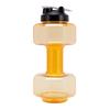 3600ml Dumbbell Kettle Multifunctional Gym Sports PET Dumbbell Shaped Kettle Outdoor Fitness Cycling Camping Cold Water Bottle