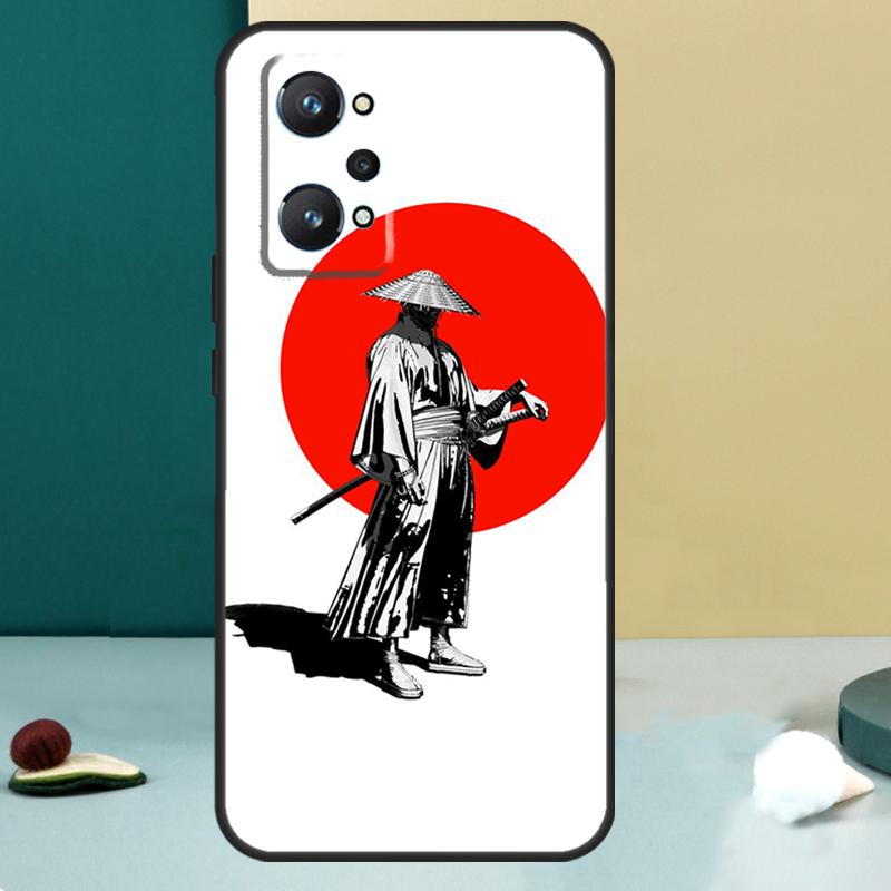 Япония Самурай Ниндзя Для Realme 11 10 12 13 14 Pro Plus GT 7 6 5 Pro GT 6T C67 C61 C53 C51 C21Y C25S C75 C55 Чехол