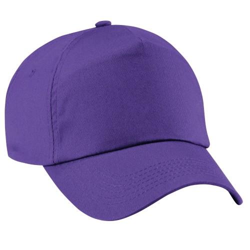 Beechfield Plain Unisex Junior Original 5 Panel Baseball Cap