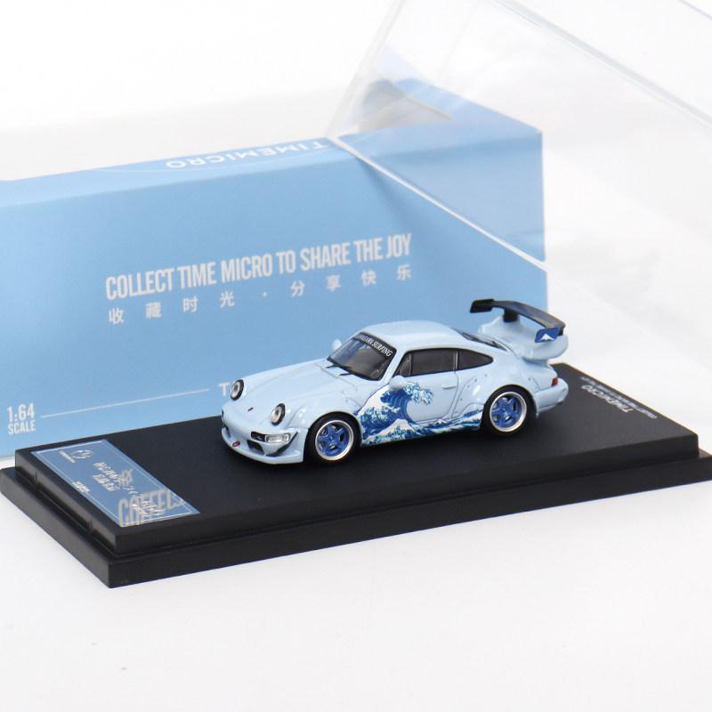 GDO&TM 1:64 RWB 964 Литой сплав Статическая модель автомобиля, Праздничный подарок для мальчиков, Коллекция игрушек, Декоративный элемент.
