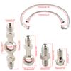 accessory upgrade replacement For Subaru AVCS Mitsubishi TD04 TD05 TD06 02-06 WRX New Turbo Oil Feed Line Kit