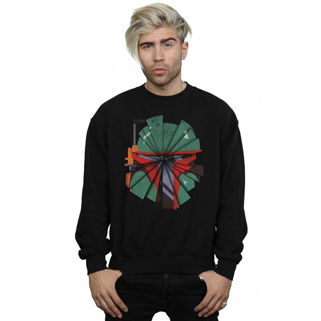 Star Wars Mens A New Hope Shuttered Boba Fett Sweatshirt